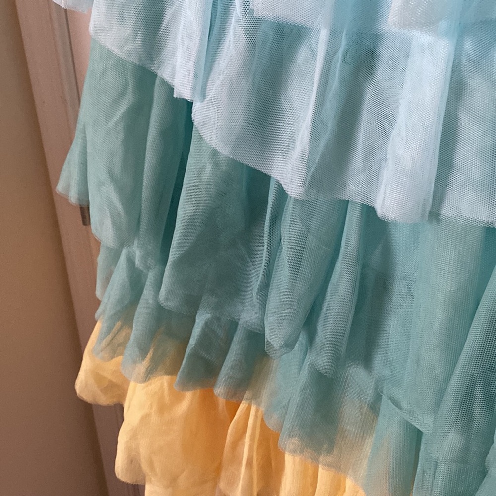 NWT Disney Parks Color Me Courtney PrincessTiana Tiered Ruffle Midi Skirt Sz 2X - Picture 5 of 8
